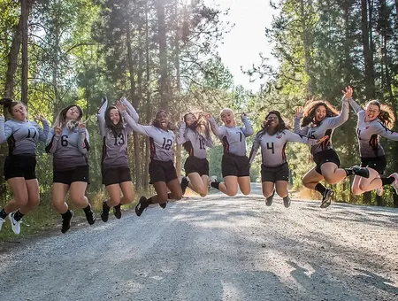 Volleyball players